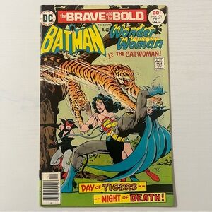 DC Comics The Brave and the Bold #131 Wonder Woman Batman Cat Woman Dec 1976 VF